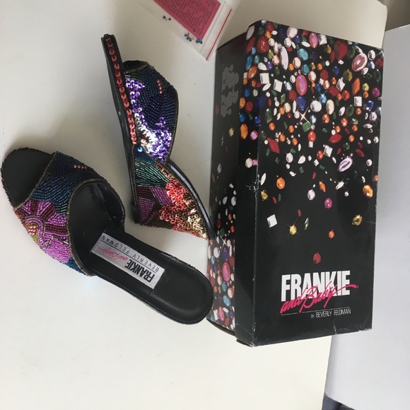 Frankie and Baby Beaded and Sequin Wedge - Picture 3 of 7